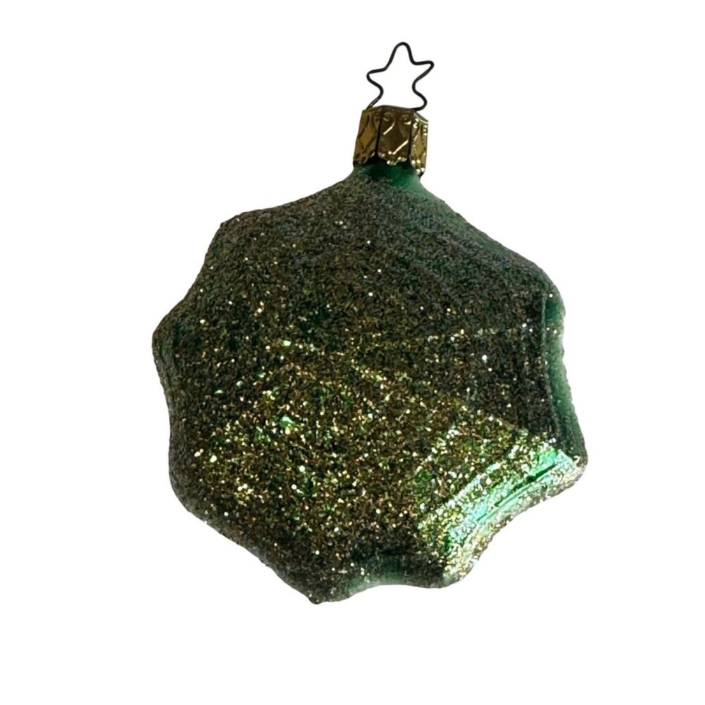 Old World Christmas Glass Ornament Spider on Web 3" Retired w/Box Glitter - Picture 5 of 5